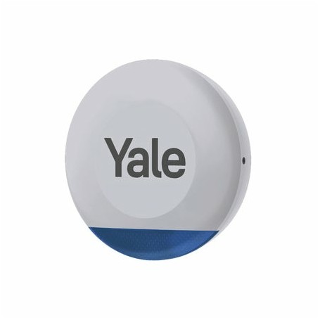 Yale Outdoor Siren Sirena wireless Esterno Blu, Grigio (AL-ESG-1A-G)
