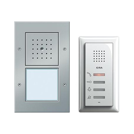 GIRA 049543 - Verkabelt - IP44 - -25 - 70 °C - Aluminium - Weiß - Aluminium - Thermoplast - AC/DC (049543)