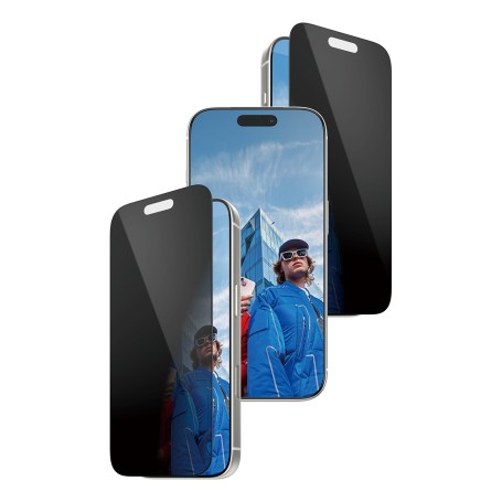 PanzerGlass Privacy Vetro Temperato con Bordo Nero iPhone 17 Pro | Ultra-Wide Fit con FASTFIT IN-A-BOX (PG74453)