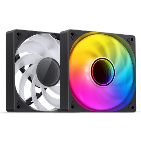Jonsbo SL-120BR sistema di raffreddamento per computer Case per computer Ventilatore 12 cm Nero, Bianco 1 pz