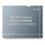 3M PF19.0 48,3 cm (19") Monitor Filtro per la privacy senza bordi per display (98044054066)