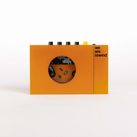 WE ARE REWIND 252426 lettore e registratore cassette Lettore portatile di cassette 1 console Arancione (WE-001-O1)