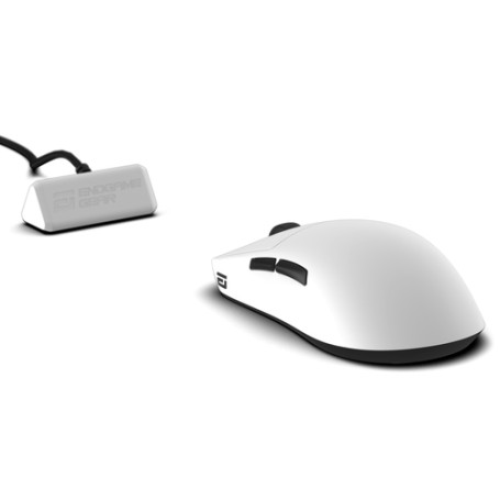 Endgame Gear OP1W 4K V2 mouse Gaming Mano destra RF Wireless + USB Type-A Ottico 30000 DPI (EGG-OP1W-4K-V2-WHT)
