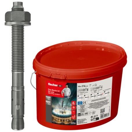 Fischer 568862 ancoraggio a vite e tassello 135 pz