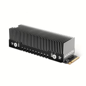 Axagon CLR-M2XT M.2 SSD Passivkühler Aluminium - 2280 M.2 NVMe SSD, Unità allo stato solido Dissipatore di calore/Radiatore Ne