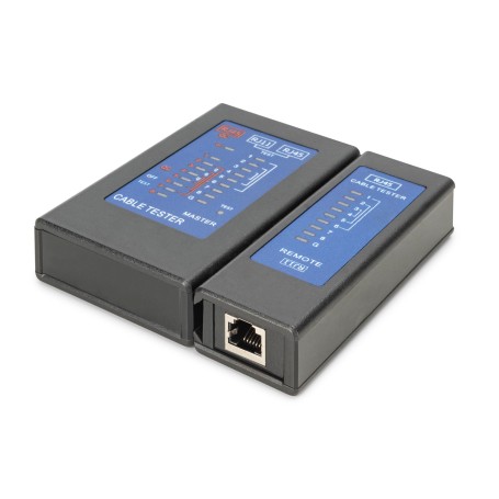 Digitus Tester per cavi, rete, RJ45, Tester su un solo lato (DN-14001-2)