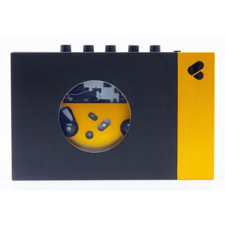 WE ARE REWIND 415110 lettore e registratore cassette Lettore portatile di cassette 1 console Nero, Giallo (WE-001-BY1)