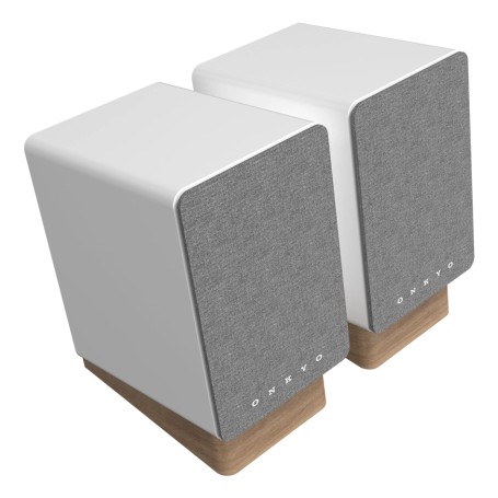 ONKYO GX-10DB 2-vie Grigio, Bianco Con cavo e senza cavo 30 W (GX10DBWCUU)