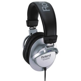 Roland RH-200S cuffia e auricolare Cuffie Cablato A Padiglione MUSICA Nero, Argento (401400)