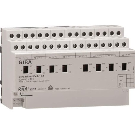 GIRA Schaltaktor 8fach 16A REG 100600 (100600)