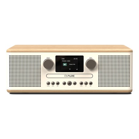 Pure Classic C-D6 Portatile Digitale Quercia, Bianco (252984)