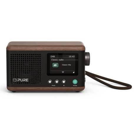 Pure Classic Mini Portatile Digitale Crema, Legno (253800)