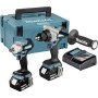 Makita DLX2588GJ Werkzeugset Akku-Bohrschrauber, Akku-Schlagschrauber im Koffer, mit Akku, mit Ladestation (DLX2588GJ)
