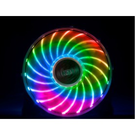 Akasa Vegas X7 Case per computer Ventilatore Nero, Trasparente (AK-FN093)