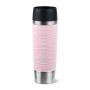 EMSA Travel Mug Waves Grande 500 ml Rosa, Acciaio inox (N2022700)