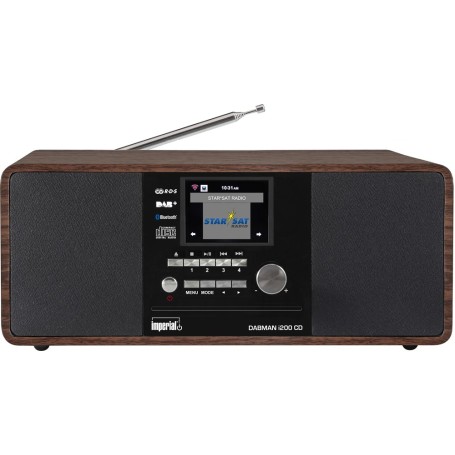 REHAU IMPERIAL DABMAN i200 CD Digitale 20 W Noce (22-235-00)