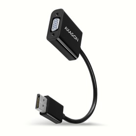 Axagon RVD-VGN cavo e adattatore video 0,16 m DisplayPort VGA (D-Sub) Nero (RVD-VGN)