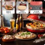 Ariete 0909 macchina e forno per pizza 1 pizza(e) 1200 W Nero, Rosso (00C090900AR0)