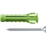 Fischer 567864 ancoraggio a vite e tassello 10 pz Kit di viti e tasselli a muro 40 mm