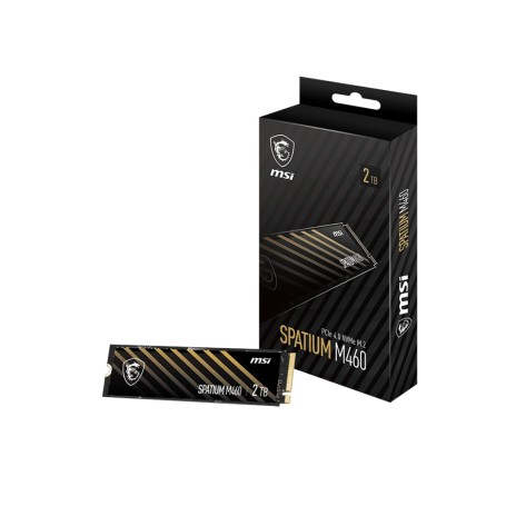 MSI SPATIUM M460 PCIE 4.0 NVME M.2 2TB drives allo stato solido PCI Express 4.0 3D NAND (S78-440Q490-P83)