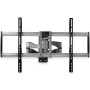 StarTech.com FPWARPS Supporto TV a parete 190,5 cm (75") Nero, Argento (FPWARPS)