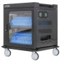 Manhattan 180948 portable device management cart& cabinet Carrello per la gestione dei dispositivi portatili Nero