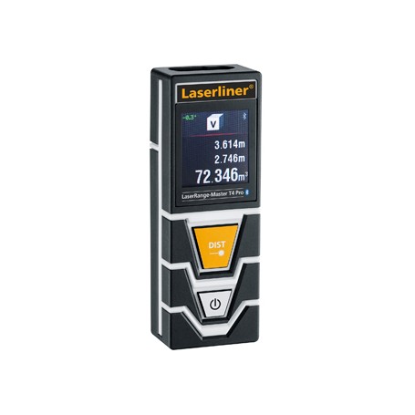 Laserliner LaserRange-Master T4 Pro Distanziometro laser Nero, Arancione, Bianco 40 m (080.850A)