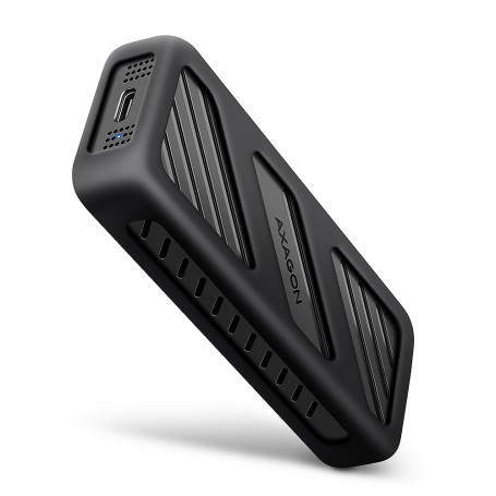 Axagon EEM2-20G NVMe-SSD-Gehäuse USB-C 3.2 20 Gbps 2230 - 2280 - schwarz Box esterno SSD Nero M.2