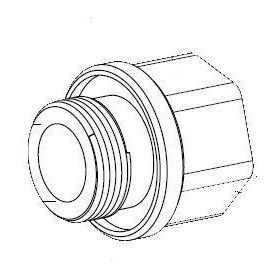 Bosch ADAPTER, M25 TO 3/4"  (MIC-M25XNPT34)