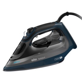 Braun TexStyle 9 0127409002 ferro da stiro Ferro a vapore EloxalPlus soleplate 3200 W Blu scuro