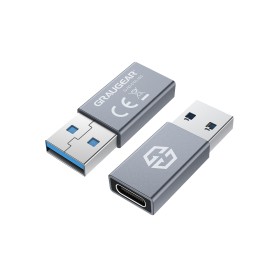 GRAUGEAR G-AD-CTA-10G adattatore per inversione del genere dei cavi USB-A USB-C Argento