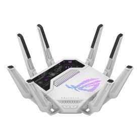 ASUS ROG Rapture GT-BE19000AI router wireless 10 Gigabit Ethernet Tri-band (2,4 GHz/5 GHz/6 GHz) Bianco (90IG09S0-MO9A0V)
