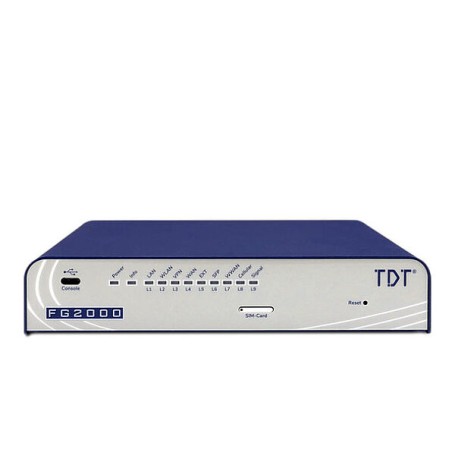 TDT FG2000 router cablato 2.5 Gigabit Ethernet Grigio, Blu (04-0440-2000-000)