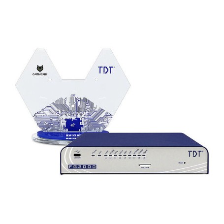 TDT FG2000 4G router cablato 2.5 Gigabit Ethernet Grigio, Blu (04-0440-2000-009)