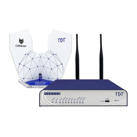 TDT NG2000-DW 5G router wireless 2.5 Gigabit Ethernet Dual-band (2.4 GHz/5 GHz) Grigio, Blu (04-0430-2000-857)