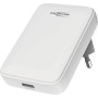 Ansmann 1001-0173 Caricabatterie per dispositivi mobili Telefono cellulare, Computer portatile, Smartphone Grigio, Bianco AC Ric