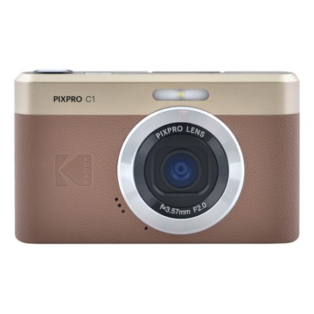 Kodak PIXPRO C1BN fotocamera digitale 1/3" Fotocamera compatta 13 MP CMOS 4160 x 3120 Pixel Marrone