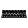 Deltaco Gaming GAM-100-DE tastiera USB + RF Wireless + Bluetooth QWERTZ Tedesco Nero
