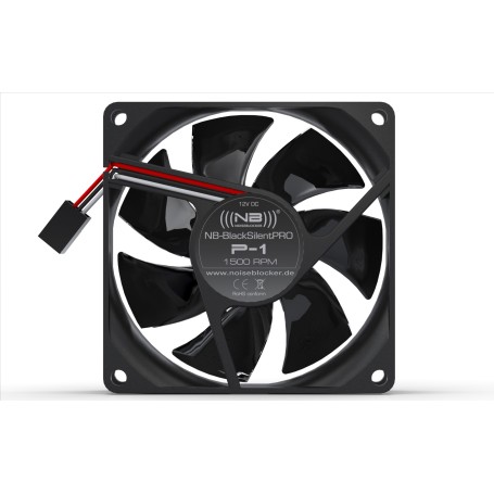 Noiseblocker BlackSilentPro P-1 Case per computer Ventilatore 8 cm Nero (ITR-P-1)