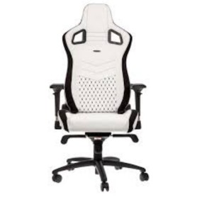 noblechairs Epic Seduta imbottita Nero, Bianco (NBL-PU-WHT-001)