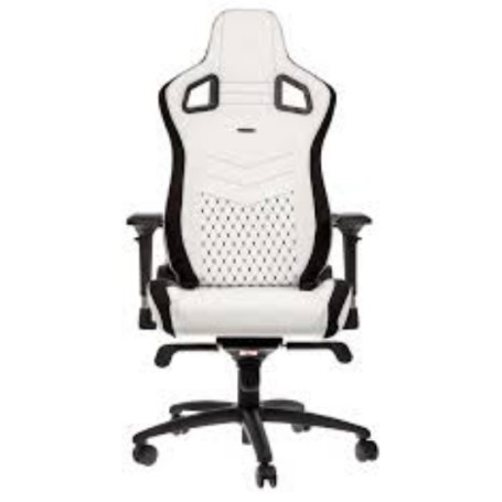 noblechairs Epic Seduta imbottita Nero, Bianco (NBL-PU-WHT-001)