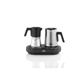 Okka Rich Moka Pot  (chrom/schwarz) (OK0027) (OK0027-0500)