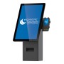 Ergonomic Solutions SpacePole Kiosk SPK402-17 accessorio di sistema POS Set chiosco Nero Metallo 75 x 75 mm 100 x 100 mm