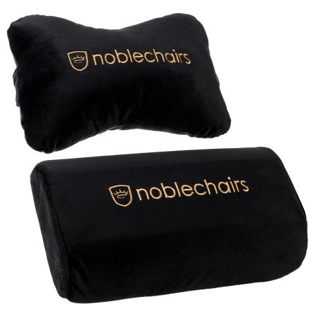 noblechairs Cushion set Nero, Oro 2 pz (NBL-SP-PST-004)