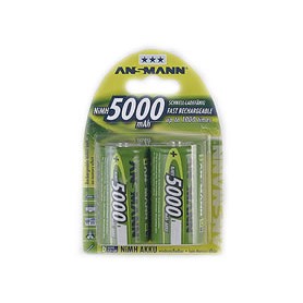 Ansmann Blister 2 X Akku NiMH Mono/D 5000 mAh D / HR20 Nichel-Metallo Idruro (NiMH) (5030922)