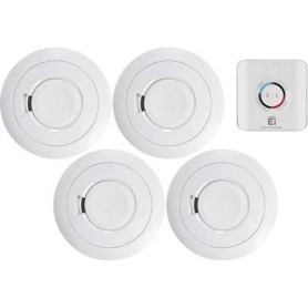 Ei Electronics Funk-Rauchwarnmelder 5er Set inkl. 10 Jahres-Batterie, vernetzbar