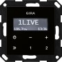 GIRA 228405 radio Orologio Digitale Nero