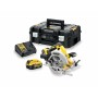 DeWALT DCS570P2-QW sega circolare portatile 18,4 cm Argento, Giallo 5500 Giri/min