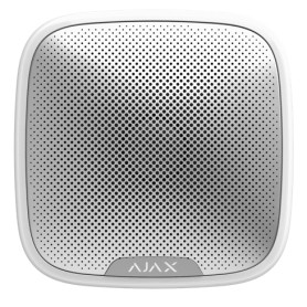 Ajax StreetSiren Sirena wireless Interno/esterno Bianco (38178.07.WH1)
