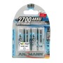 Ansmann Blister 4 X Accu, AA, 2700mAh AA / HR6 Nichel-Metallo Idruro (NiMH) (5030842)
